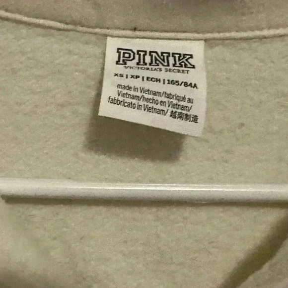 Victoria Secret Pink cropped sweatshirt - Picture 2 of 3